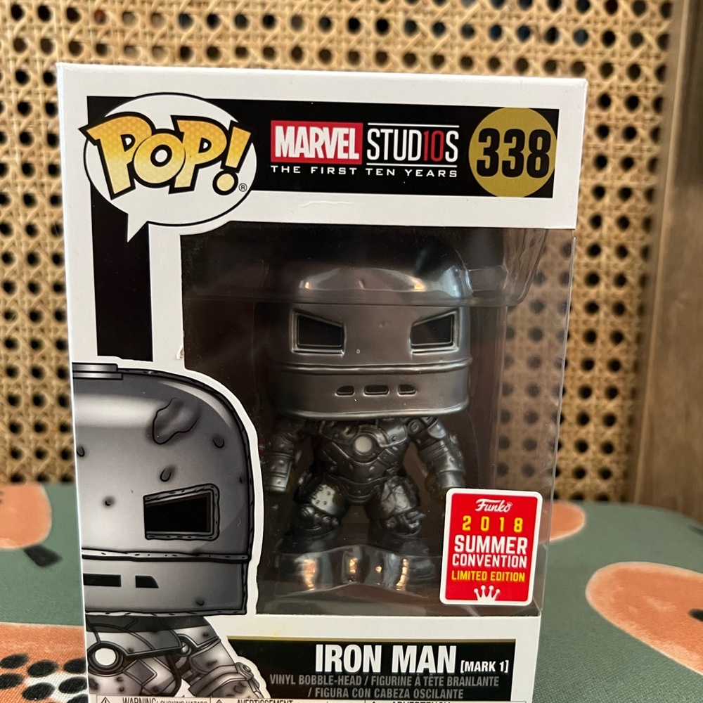Funko Iron Man Mark 1 Marvel Studios 2018 Summer Convention Limited Edition